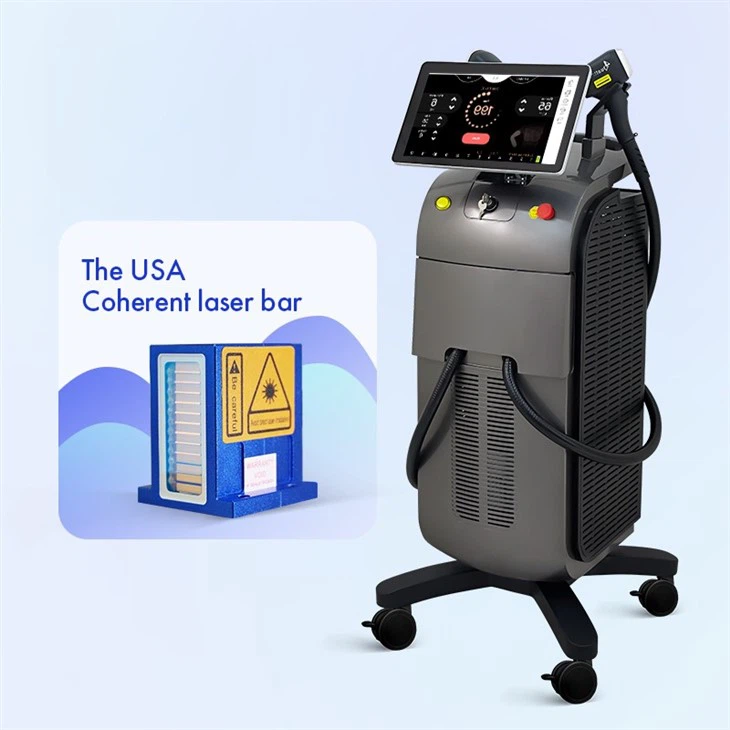 The Most Advanced 4-wavelength Diode Laser Hair Removal Machine