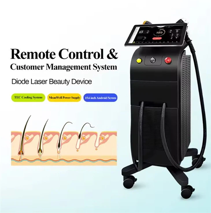 High Power 4 Wave Diode Laser Hair Removal Machine
